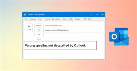 outlook spell check not working.